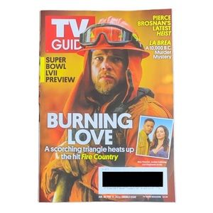 TV GUIDE Magazine January 30 - February 12 2023 Fire Country Heist La Brea